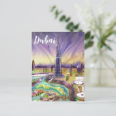 Burj Khalifa, Briefkaart van Dubai (Staand voorkant)