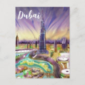 Burj Khalifa, Briefkaart van Dubai (Voorkant)