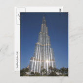 burj khalifa bright briefkaart (Voorkant / Achterkant)