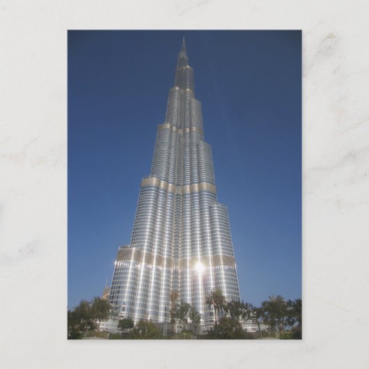 burj khalifa bright briefkaart (Voorkant)