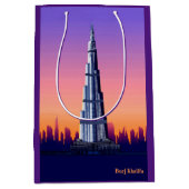 Burj Khalifa-cadeaubag Medium Cadeauzakje (Voorkant)