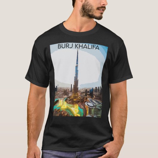 Burj Khalifa Classic T-Shirt (Voorkant)