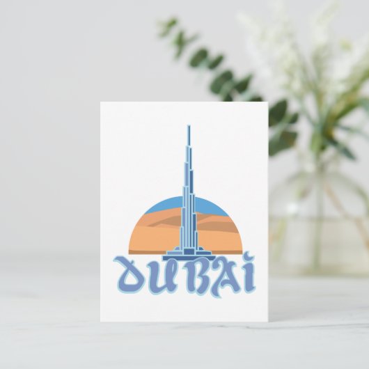 Burj Khalifa Doubai Briefkaart (Staand voorkant)