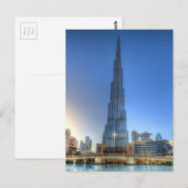 Burj Khalifa Dubai Briefkaart (Voorkant / Achterkant)