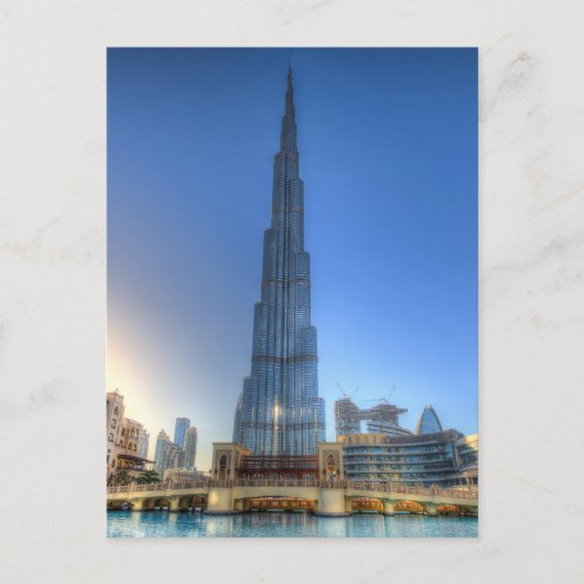 Burj Khalifa Dubai Briefkaart (Voorkant)