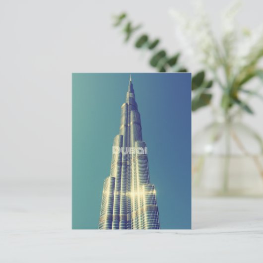 Burj Khalifa, Dubai Briefkaart (Staand voorkant)