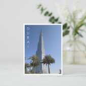 burj khalifa dubai briefkaart (Staand voorkant)
