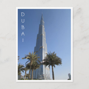 burj khalifa dubai briefkaart