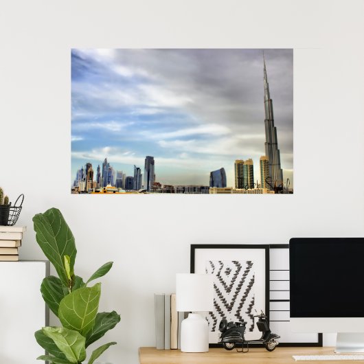 Burj Khalifa, Dubai Poster (Thuiskantoor)