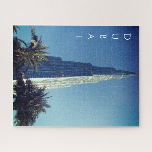 burj khalifa dubai puzzel legpuzzel (Horizontaal)