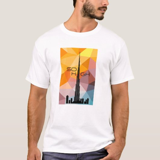 Burj Khalifa Dubai Tower T-shirt (Voorkant)