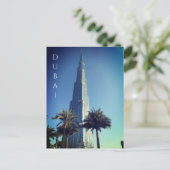 burj khalifa dubai uae briefkaart (Staand voorkant)