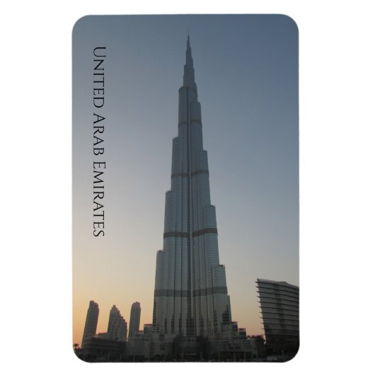 burj khalifa dusk magneet (Verticaal)