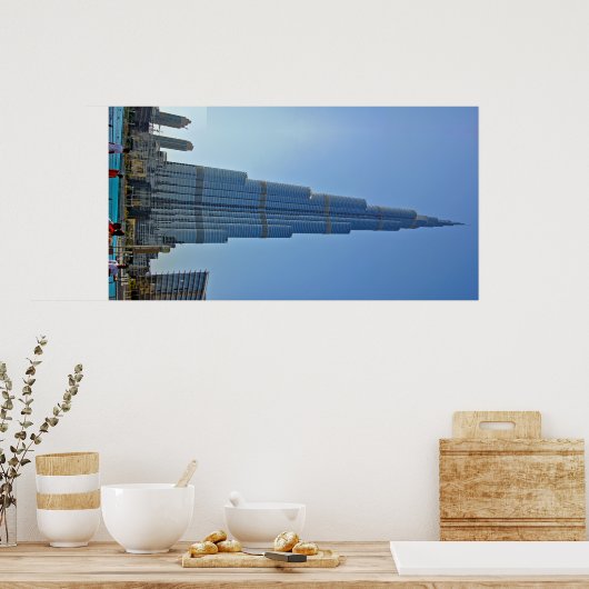 Burj Khalifa - Fotografisch Poster (Keuken)