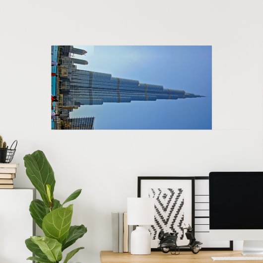 Burj Khalifa - Fotografisch Poster (Thuiskantoor)