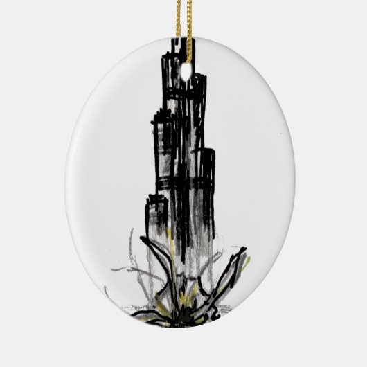 burj khalifa keramisch ornament (Rechts)