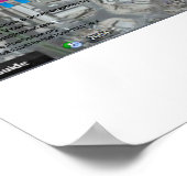 Burj Khalifa Pleiades Pattern 3 Poster (Hoek)