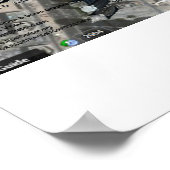 Burj Khalifa Pleiades Pattern 5 Poster (Hoek)