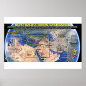 Burj Khalifa Pleiades Pattern 6 Poster (Voorkant)