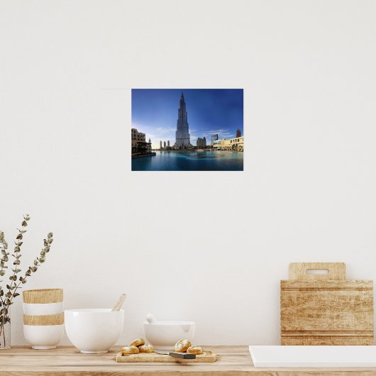 Burj Khalifa, Poster Dubai (Keuken)