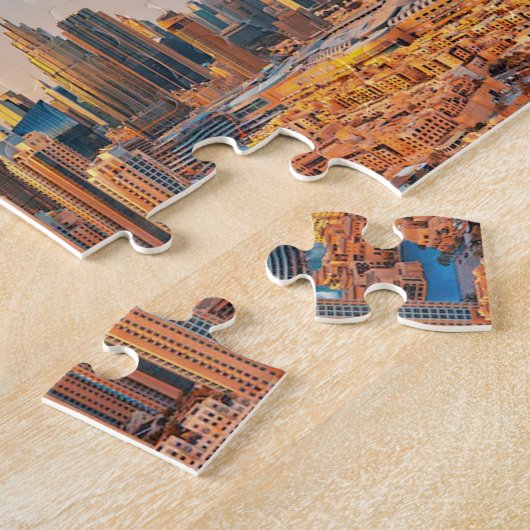 Burj Khalifa puzzel Legpuzzel (Zijkant)
