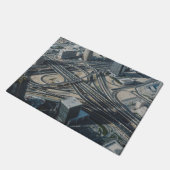 Burj Khalifa Road uitzicht, Dubai Deurmat (Schuin)