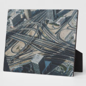 Burj Khalifa Road uitzicht, Dubai Fotoplaat (Zijkant)