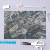Burj Khalifa Road uitzicht, Dubai Tissuepapier (Craft)