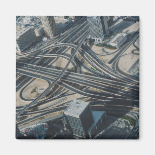 Burj Khalifa Road uitzicht, Dubai, Verenigde State Magneet