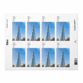 Burj Khalifa, schilderij in Dubai Etiket (Full Sheet)