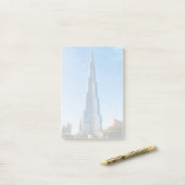 Burj Khalifa, schilderij in Dubai Post-it® Notes (Op bureau)