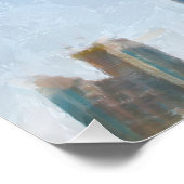 Burj Khalifa, schilderij in Dubai Poster (Hoek)
