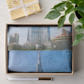 Burj Khalifa, schilderij in Dubai Tissuepapier (Geschenk)