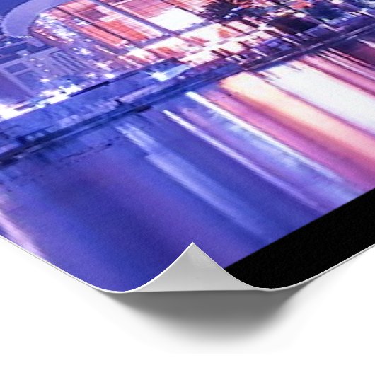 Burj Khalifa skyscraper, Dubai, Poster (Hoek)