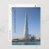 burj khalifa uae briefkaart (Voorkant / Achterkant)