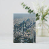 Burj Khalifa uitzicht, Dubai Briefkaart (Staand voorkant)