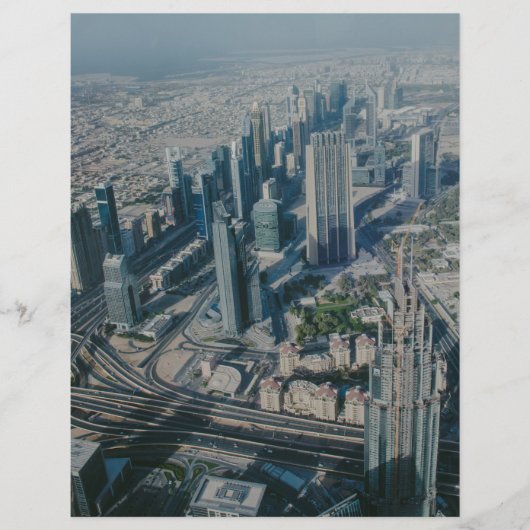 Burj Khalifa uitzicht, Dubai Flyer (Voorkant)