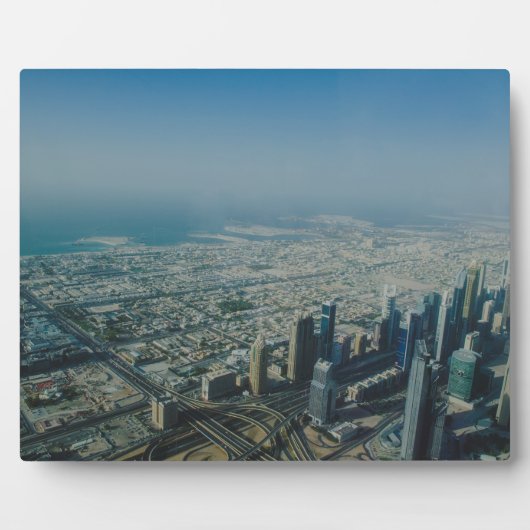 Burj Khalifa uitzicht, Dubai Fotoplaat (Voorkant)