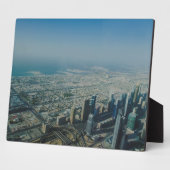 Burj Khalifa uitzicht, Dubai Fotoplaat (Zijkant)