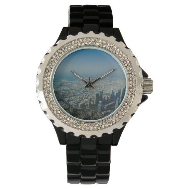 Burj Khalifa uitzicht, Dubai Horloge (Voorkant)