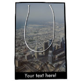 Burj Khalifa uitzicht, Dubai Medium Cadeauzakje (Voorkant)