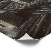 Burj Khalifa uitzicht, Dubai Poster (Hoek)