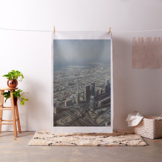 Burj Khalifa uitzicht, Dubai Stof (Voorbeeld)
