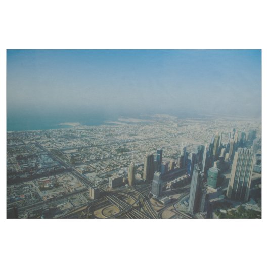 Burj Khalifa uitzicht, Dubai Stof (Yard (91,4 cm))