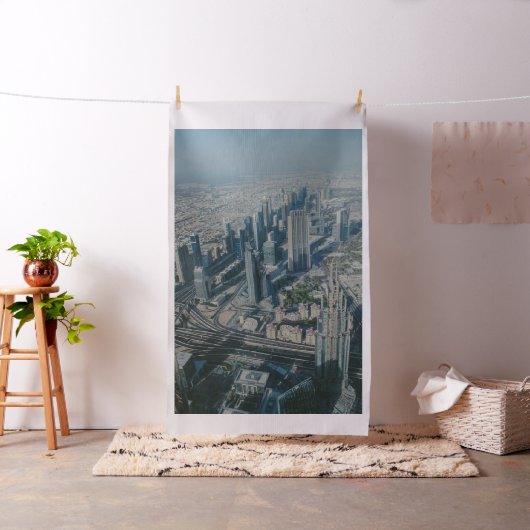 Burj Khalifa uitzicht, Dubai Stof (Voorbeeld)