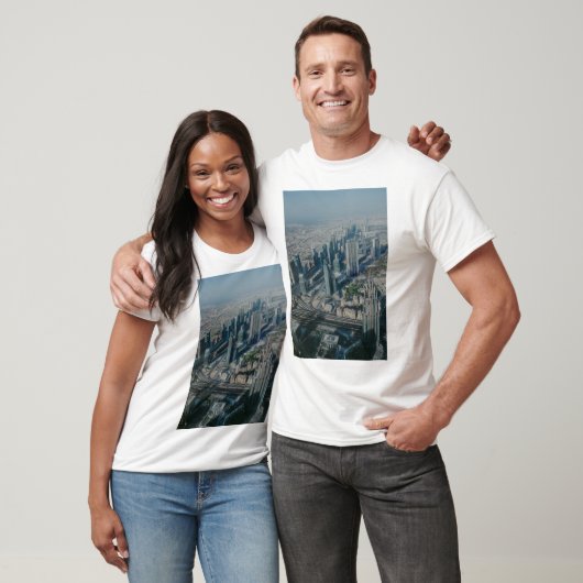Burj Khalifa uitzicht, Dubai T-shirt (Unisex)