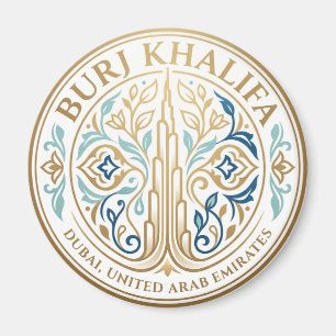 Burj Khalifa Verenigde Arabische Emiraten Magneet