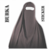 BURKA STICKER (Voorkant)