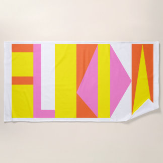 BurkayCouture "Florida" Quality Beach Towel Strandlaken