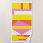 BurkayCouture "Florida" Quality Beach Towel Strandlaken (Voorkant)